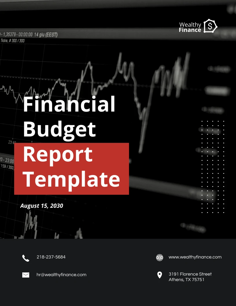 Black White Data Report Template - Venngage