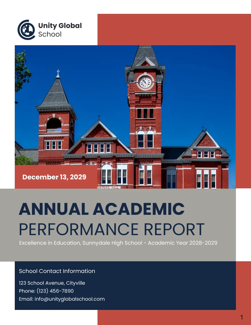 Annual Academic Performance Report Template Venngage annual-academic-performance-report-template-venngage