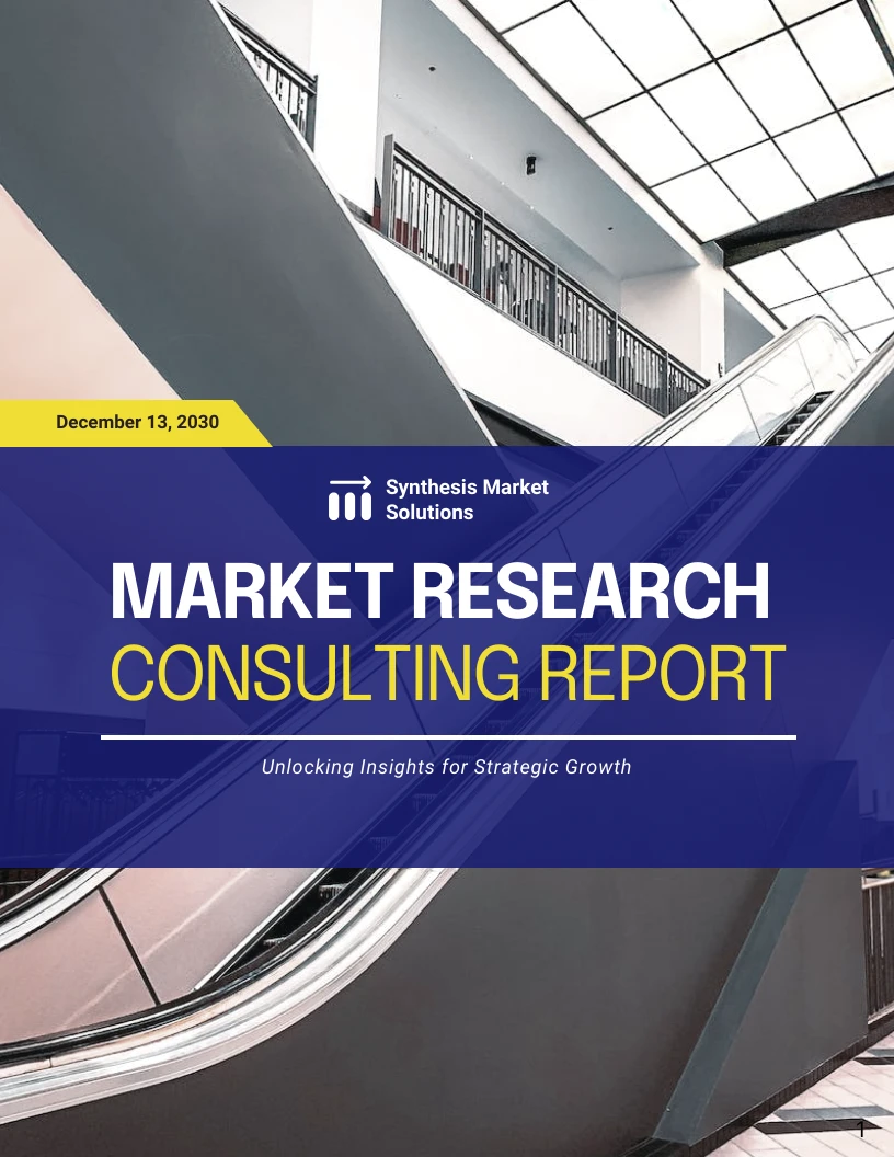 Market Research Consulting Report Template - Venngage