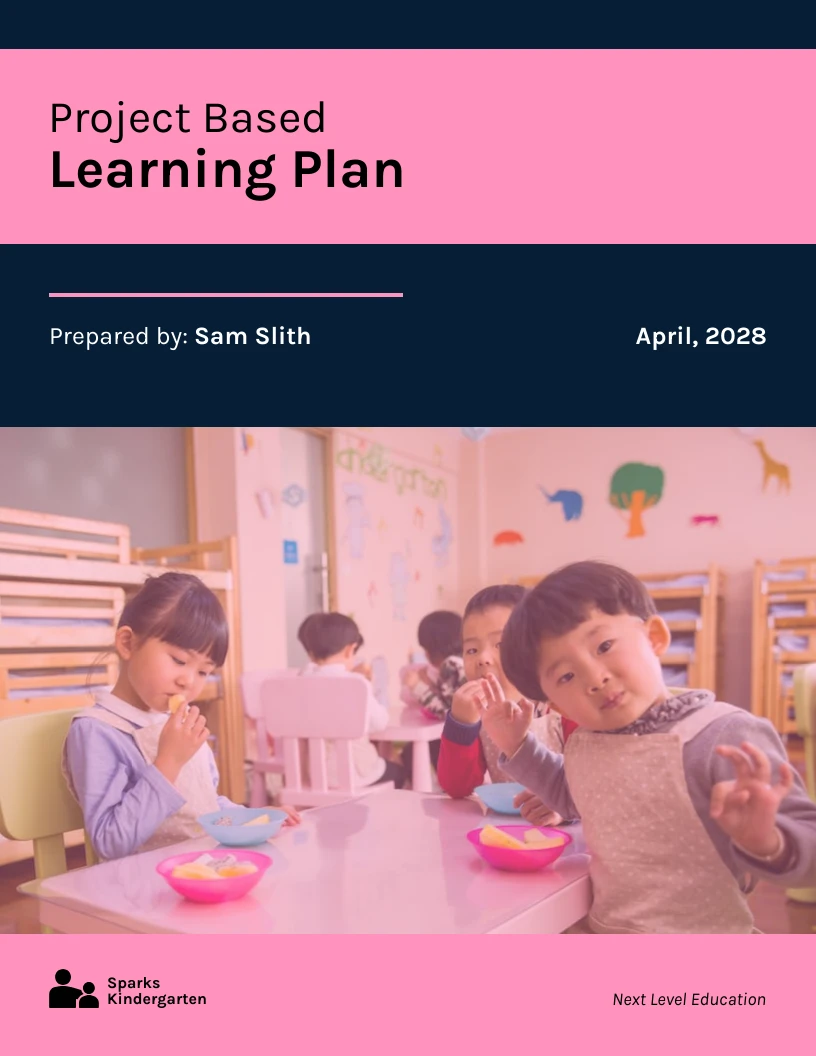 Pink & Dark Grey Project Based Learning Template - Venngage