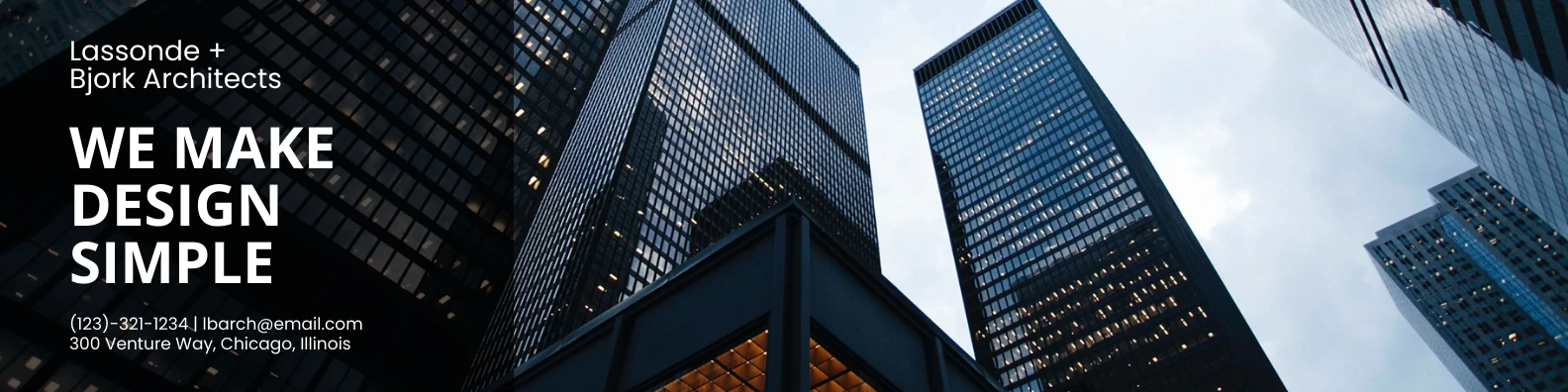 Corporate LinkedIn Cover Banner - Venngage