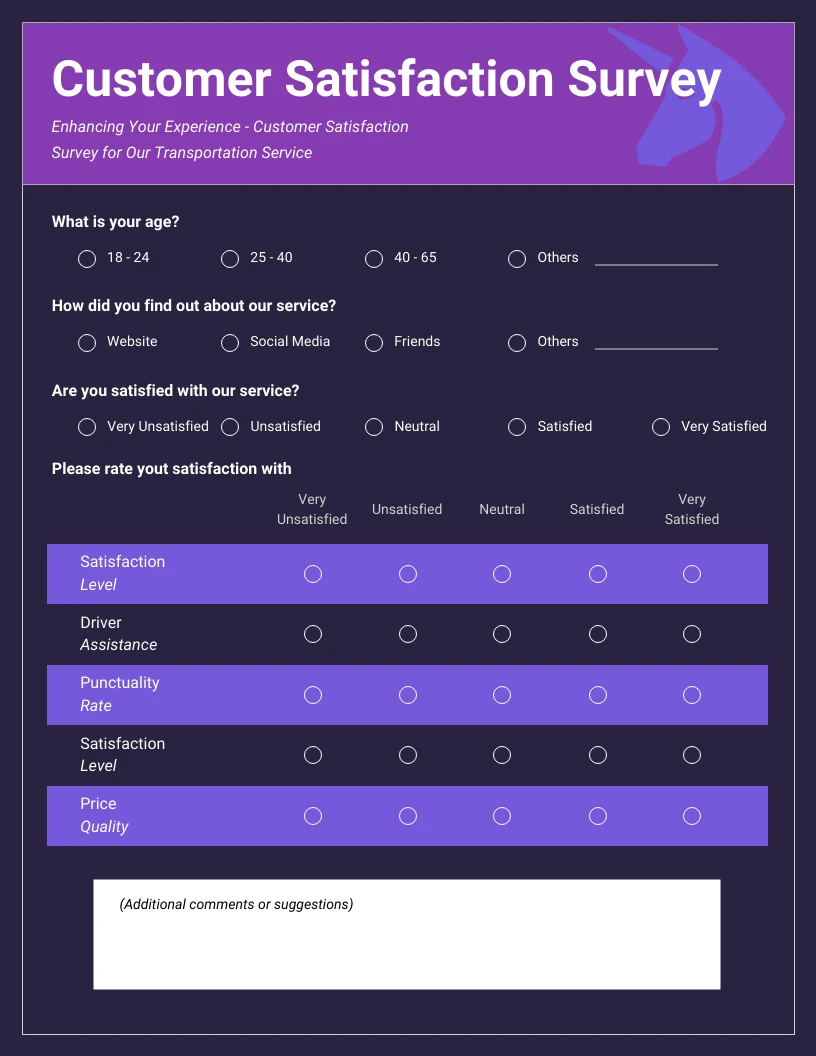 design de questionário em cor gradiente. modelo de perguntas e