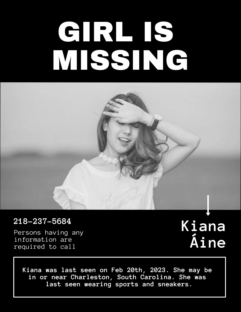 missing-girl-poster-flyer-template-venngage