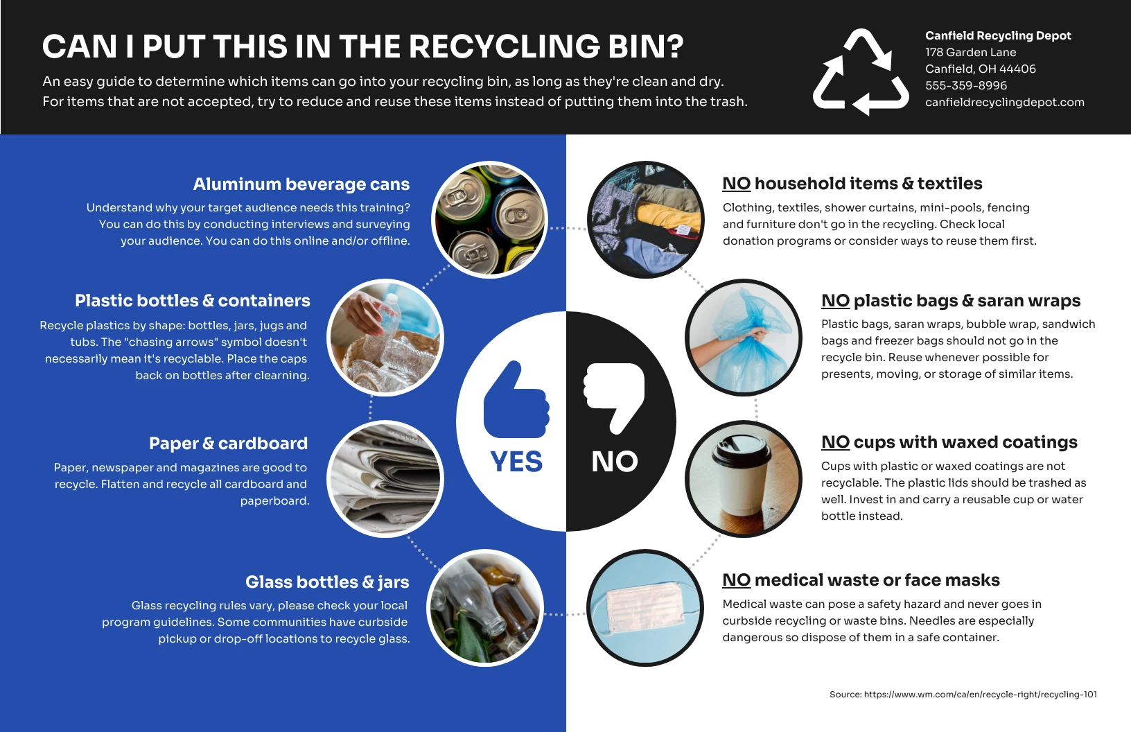 Recycling Infographic Template - Venngage