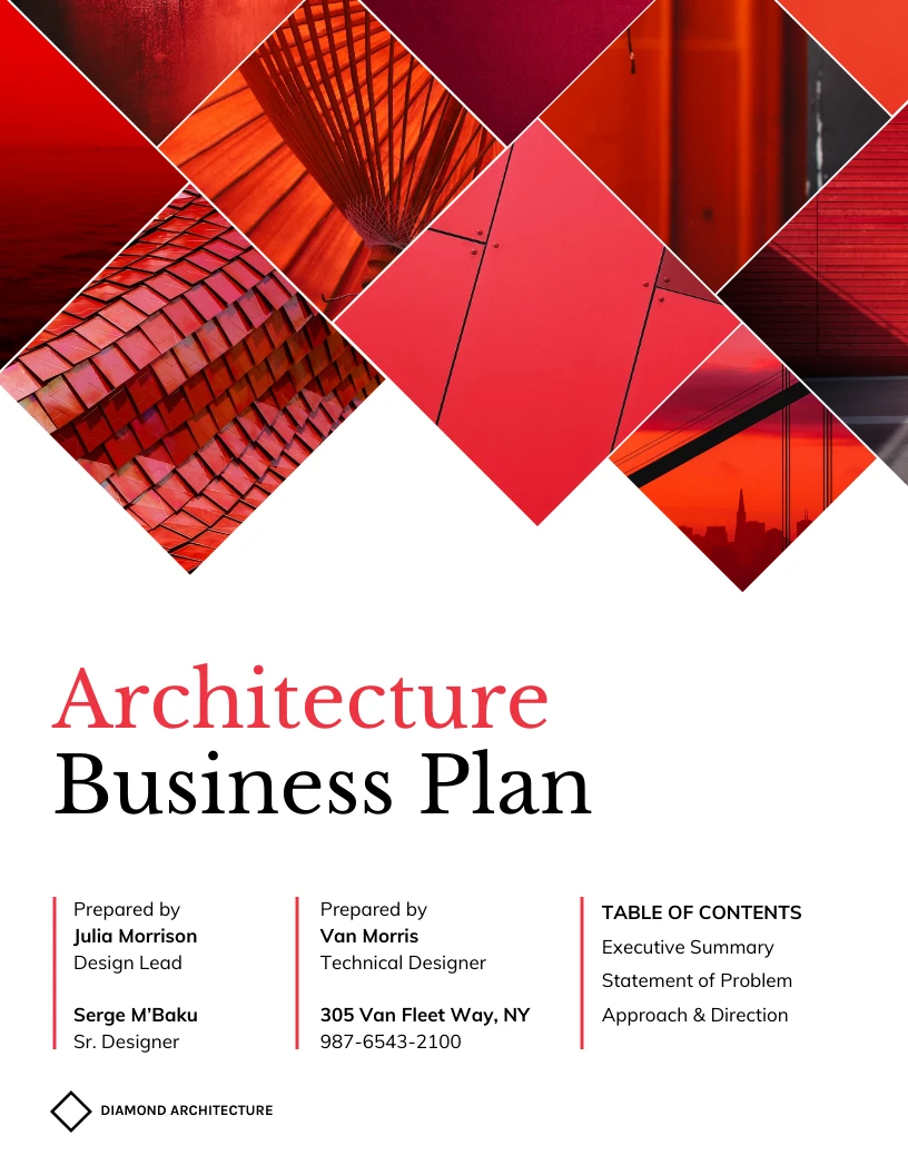architecture business plan pdf