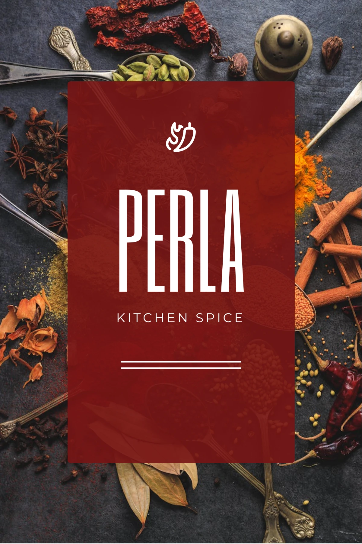 red-minimalist-photo-spices-kitchen-label-venngage