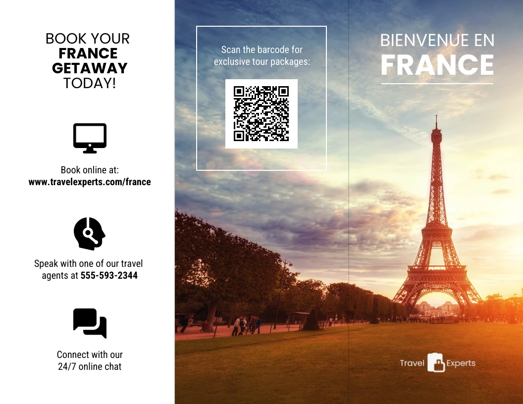 france-travel-tri-fold-brochure-venngage