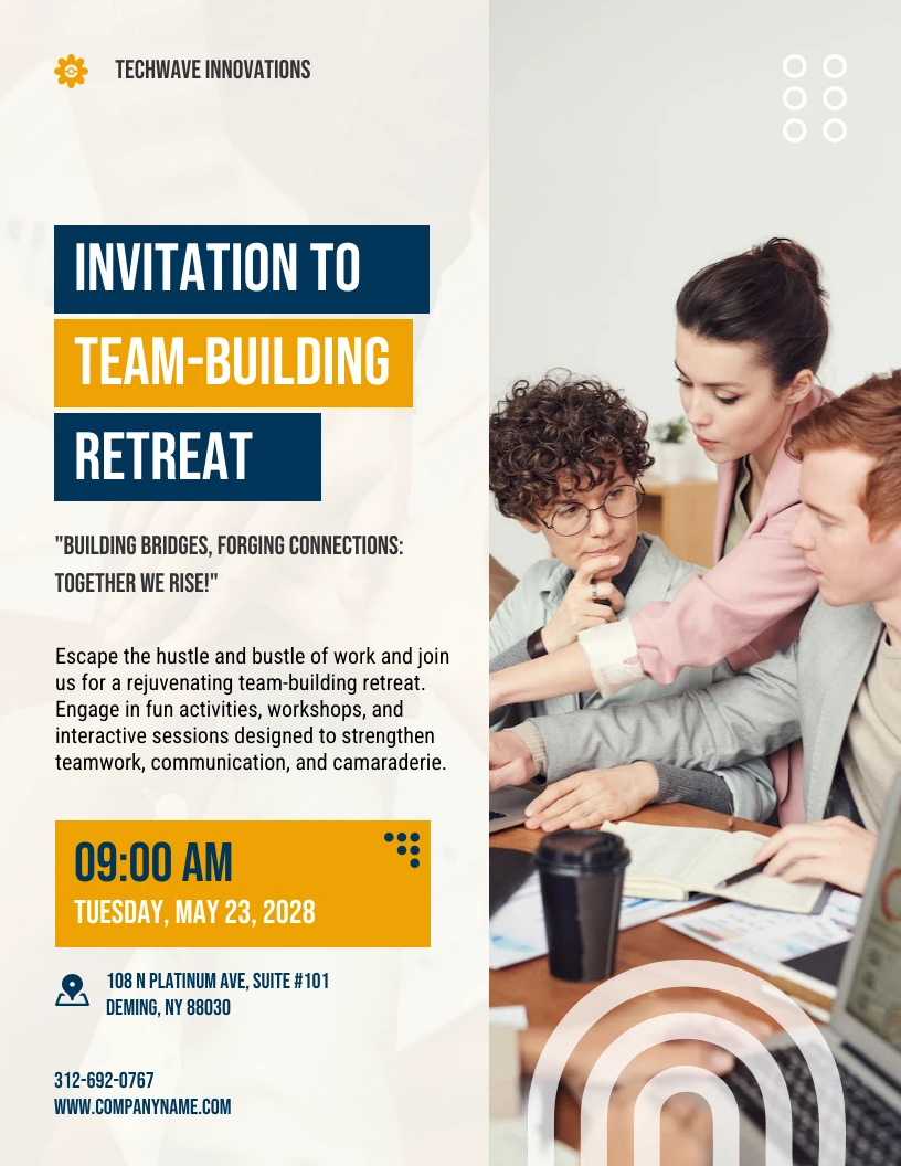 Team Building Invitation Sample Examples Of Effective Corporate Event