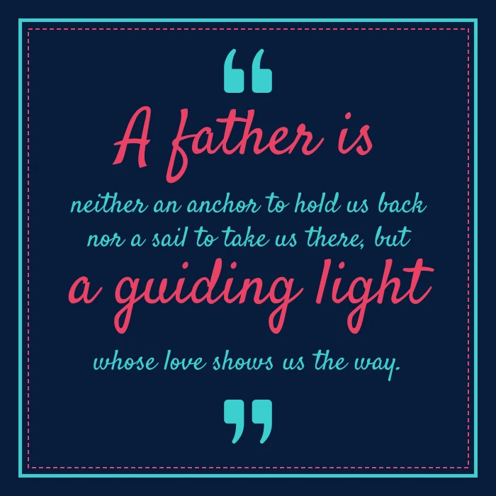 Dark Father's Day Quote Instagram Post - Venngage