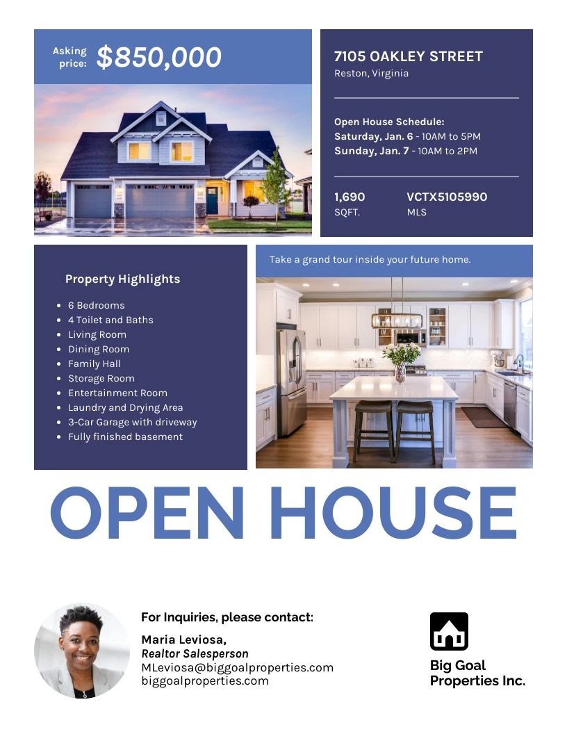 Real Estate Marketing Flyer Template Venngage