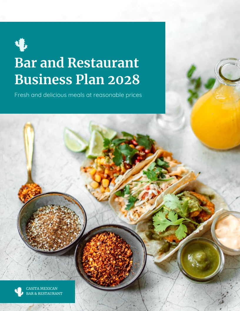 business plan bar restaurant