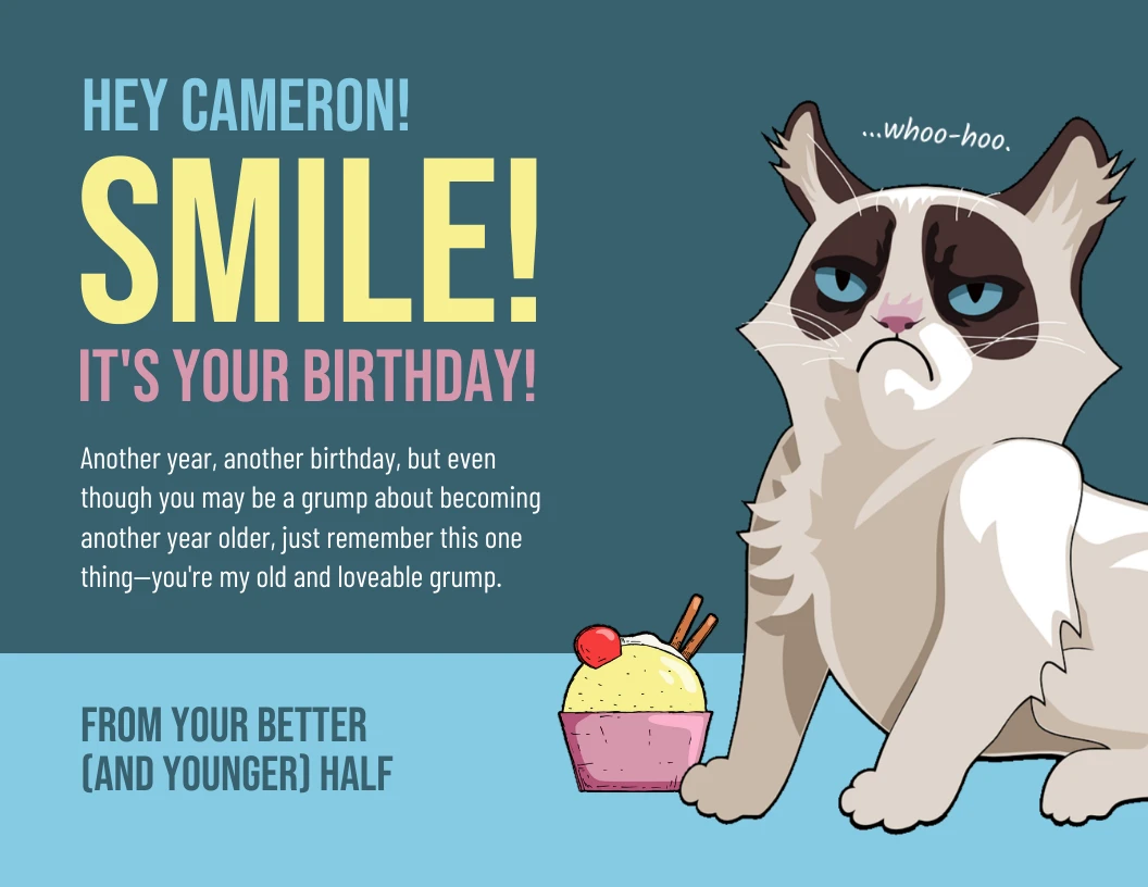 Pastel Happy Birthday Card - Venngage