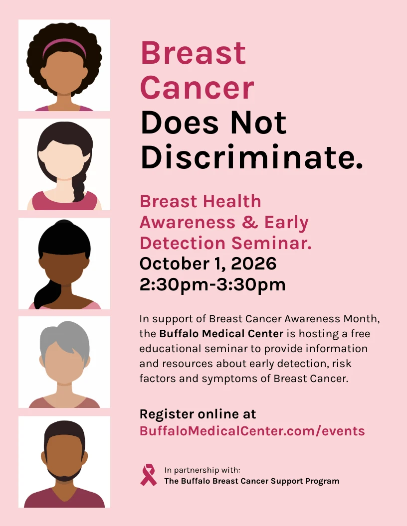 Breast Cancer Flyer - Venngage