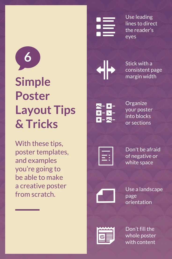 Magenta Poster Design Tips Pinterest Post - Venngage