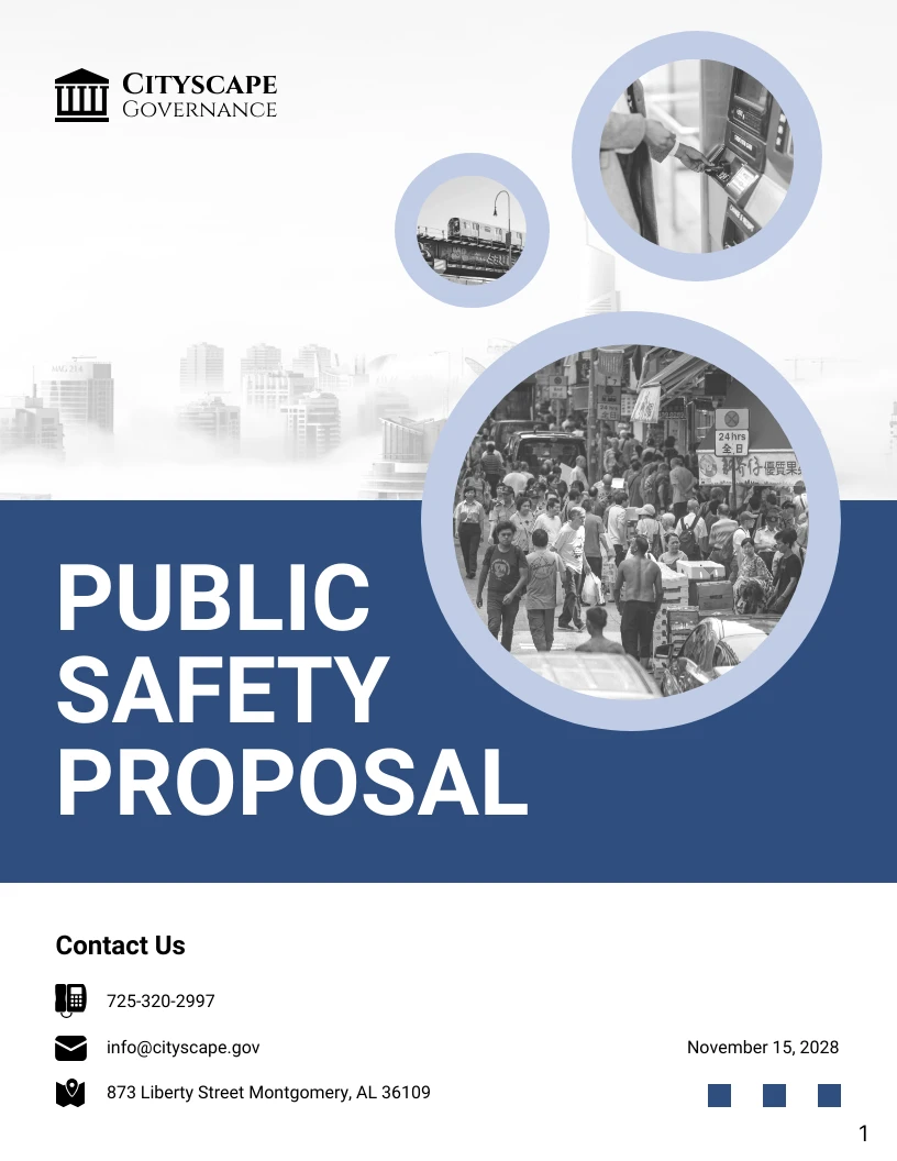 Public Safety Proposal Template - Venngage
