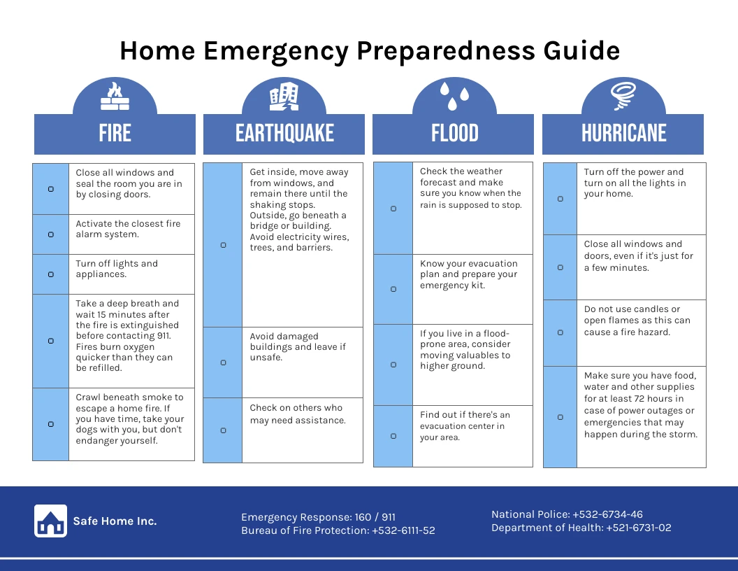 Emergency Action Plan Template Venngage