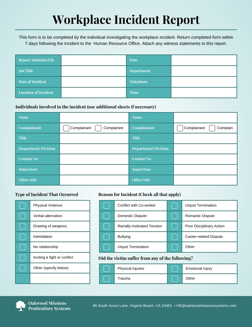 General Employee Separation Checklist Template Venngage 8839