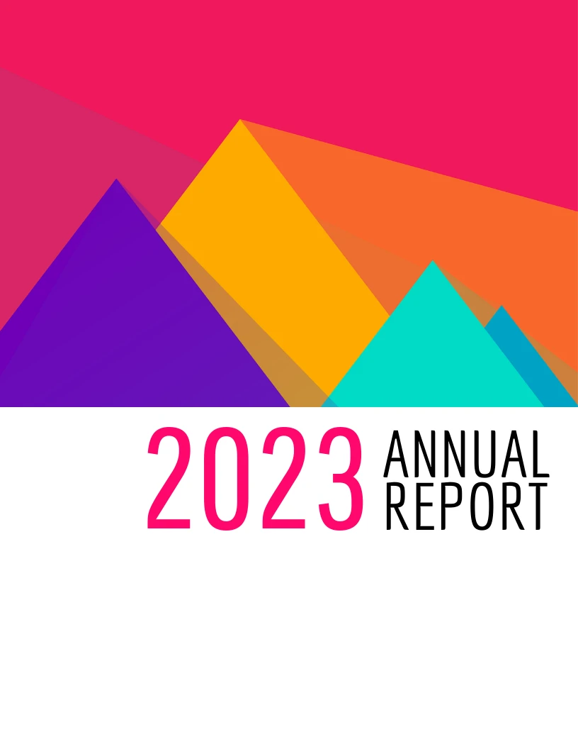 geometric-annual-report-template-venngage