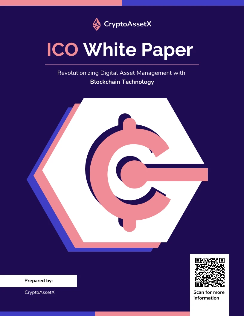 Initial Coin Offerings ICO White Paper Template - Venngage