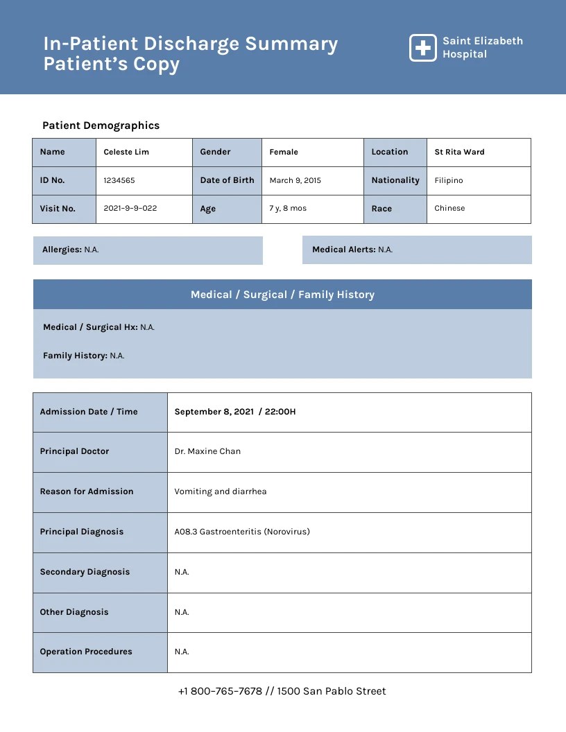 Medical Report Template Venngage