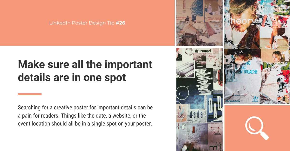 Photo Collage Grid LinkedIn Post Venngage