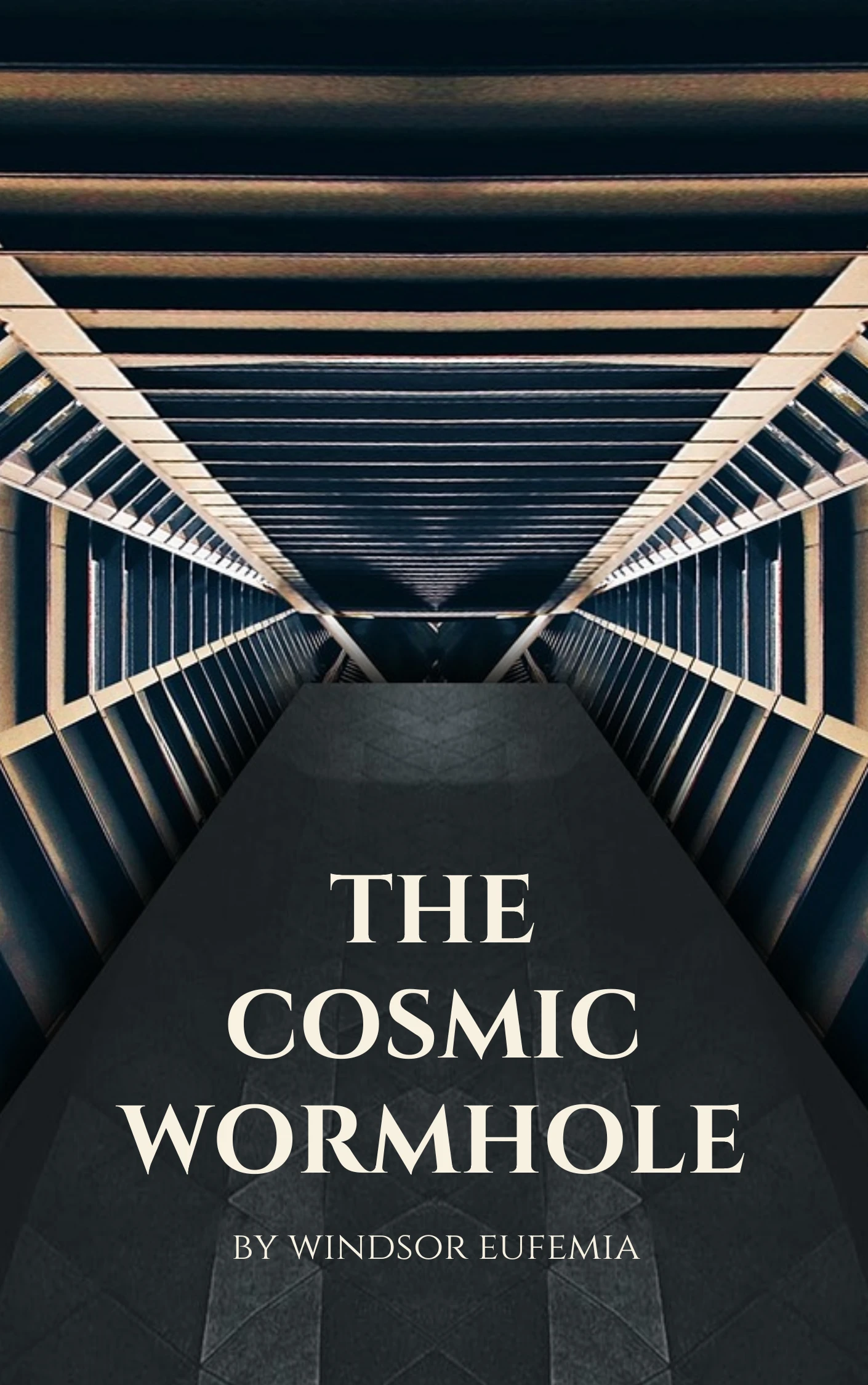 Dark Simple Photo ScienceFiction Book Cover Venngage