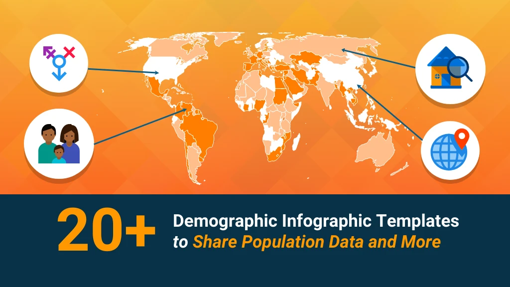 Demographic Population Data Blog Header - Venngage