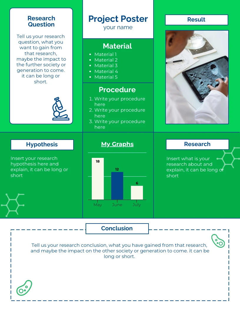 Green Science Project Poster - Venngage