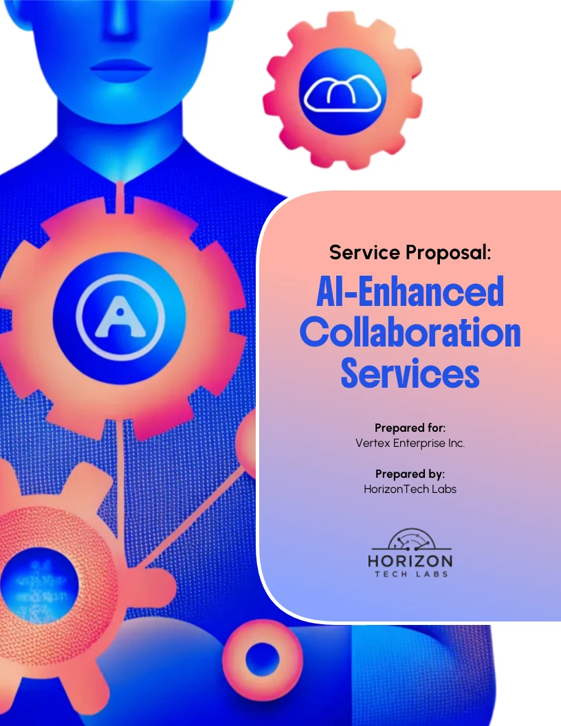 B2B AI Collaboration Service Proposal Template - Venngage