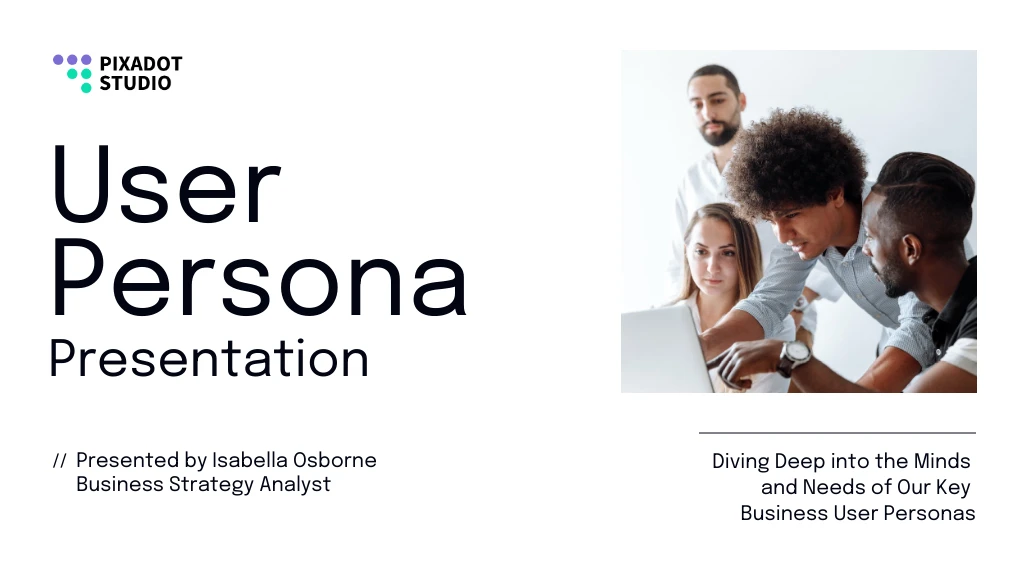 User Persona Presentation Template - Venngage