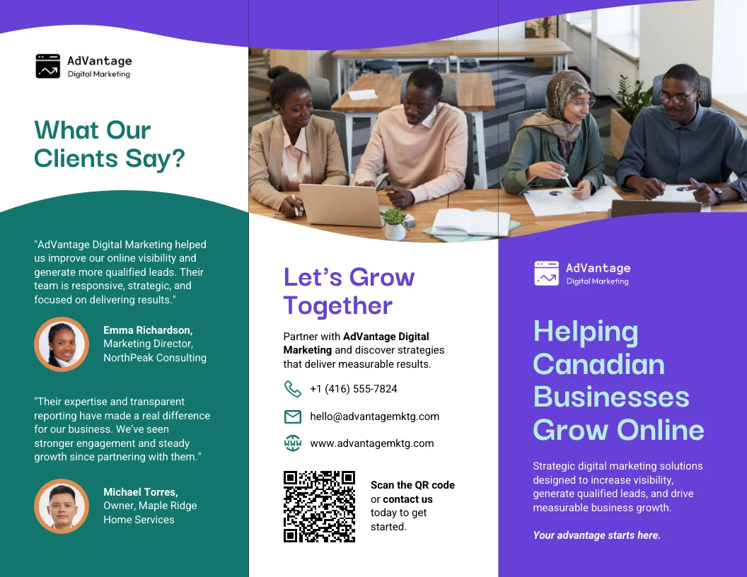 Company Trifold Brochure - Venngage