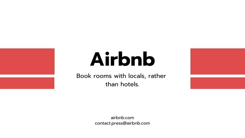 Airbnb Pitch Deck Template - Venngage