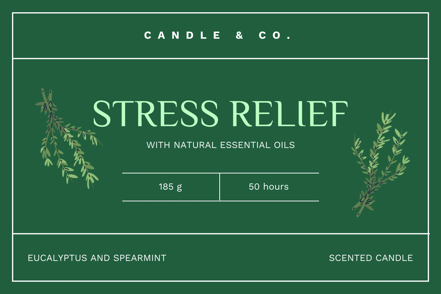 Free Candle Label Templates - Venngage