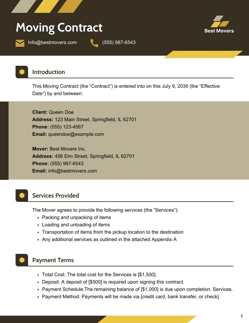 moving-contract-template-venngage