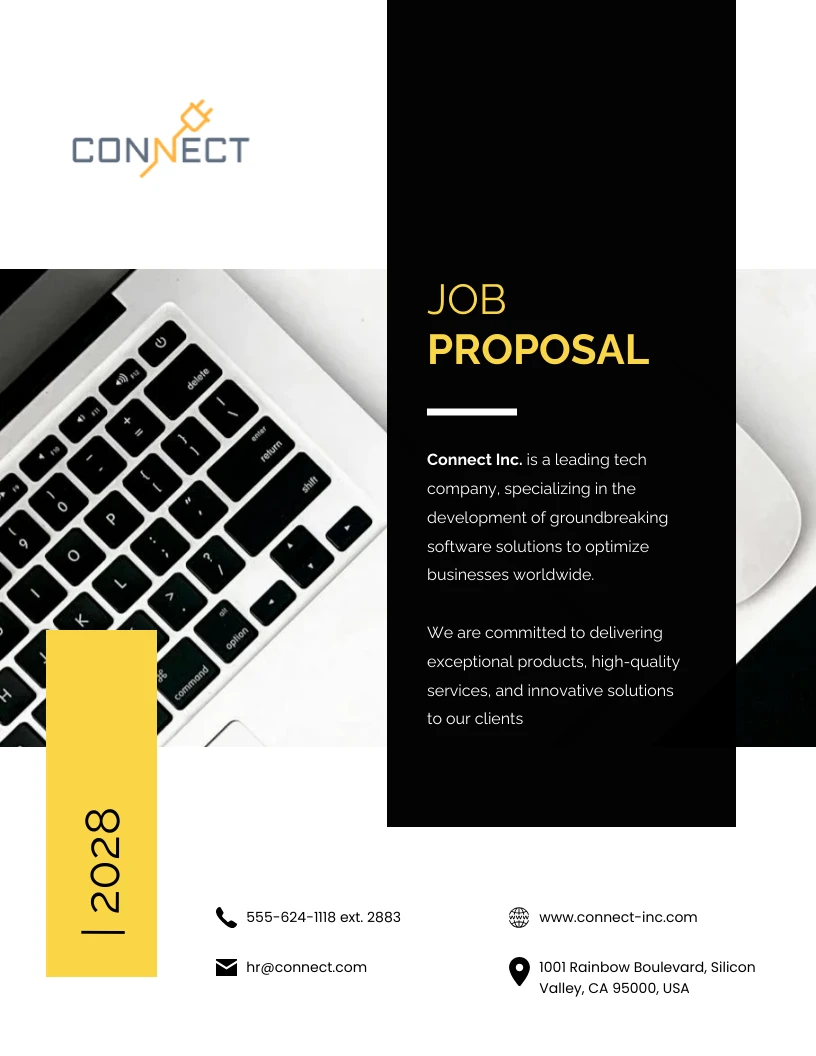 Business Proposal Template Word - Venngage