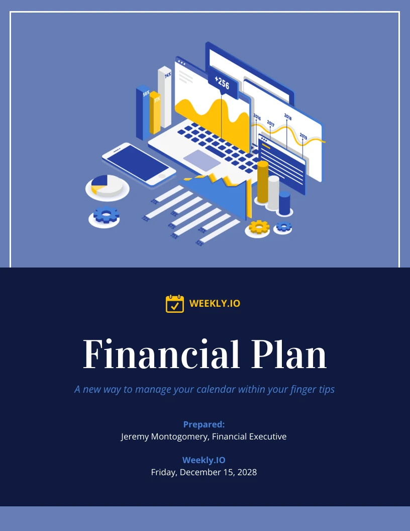 Financial Business Plan Template - Venngage