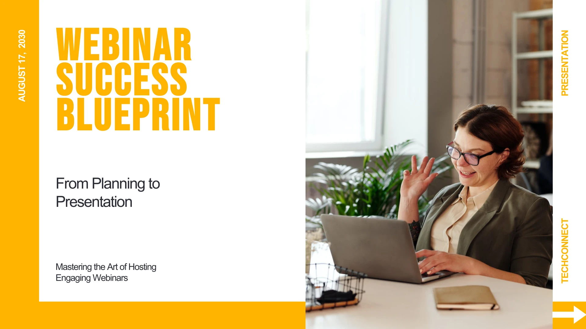 Webinar Presentation Template - Venngage