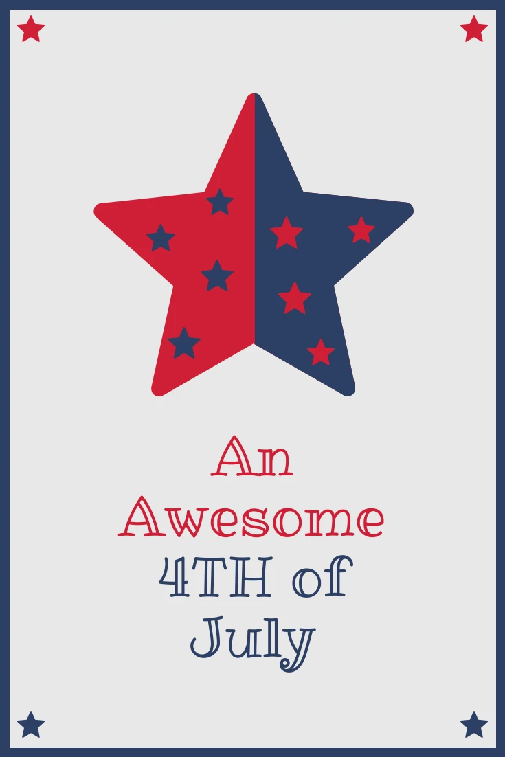 Simple Starry 4th of July Pinterest Post - Venngage