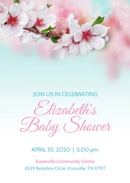 Cherry Blossom Baby Shower — Merry + Grace Design Co.