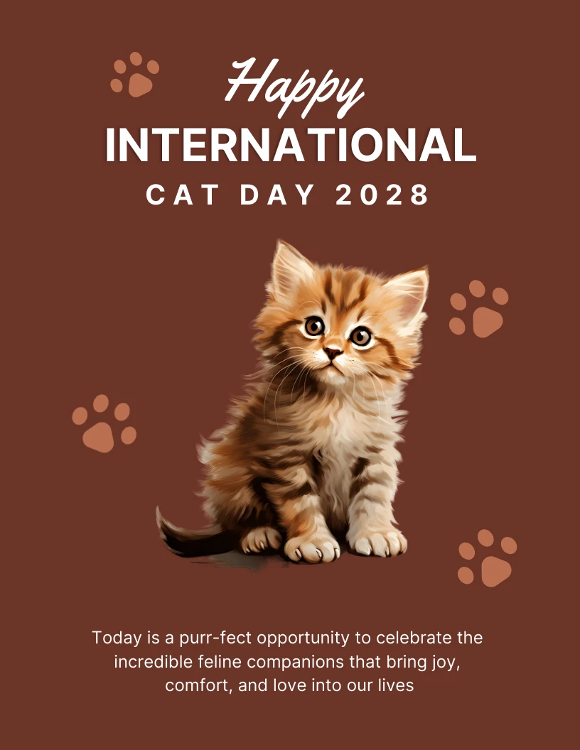 International cat deals day 2020