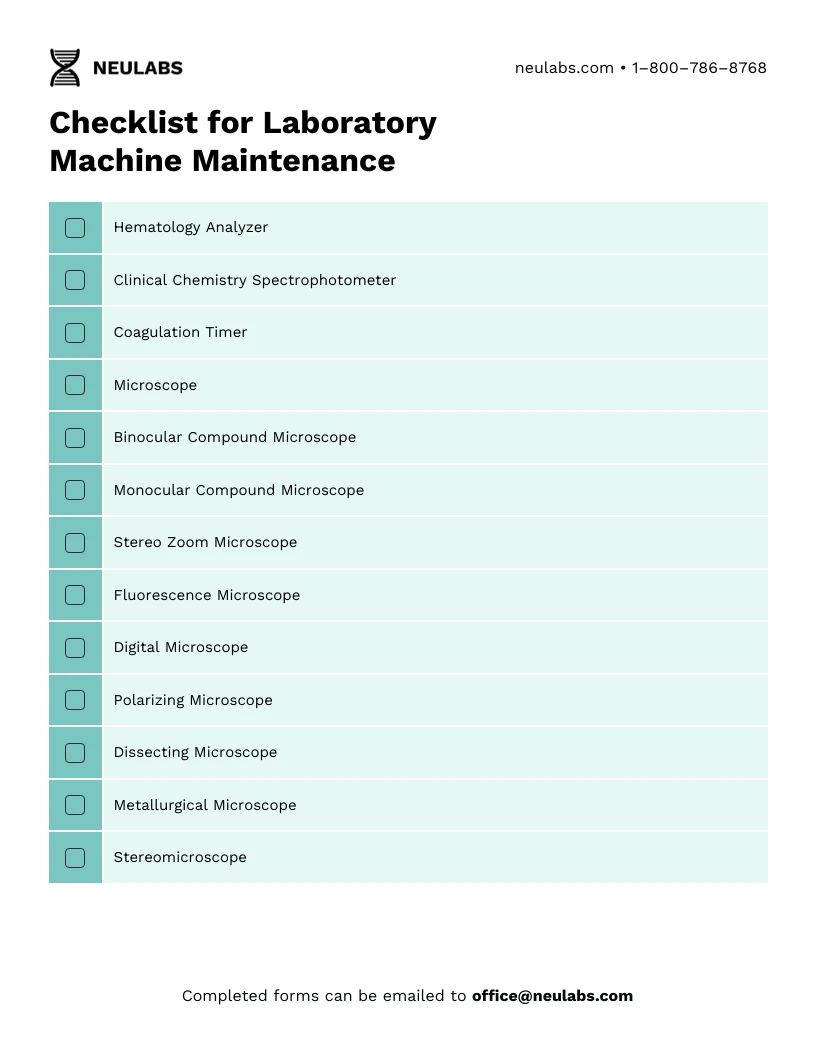 laboratory-equipment-maintenance-checklist-template-venngage