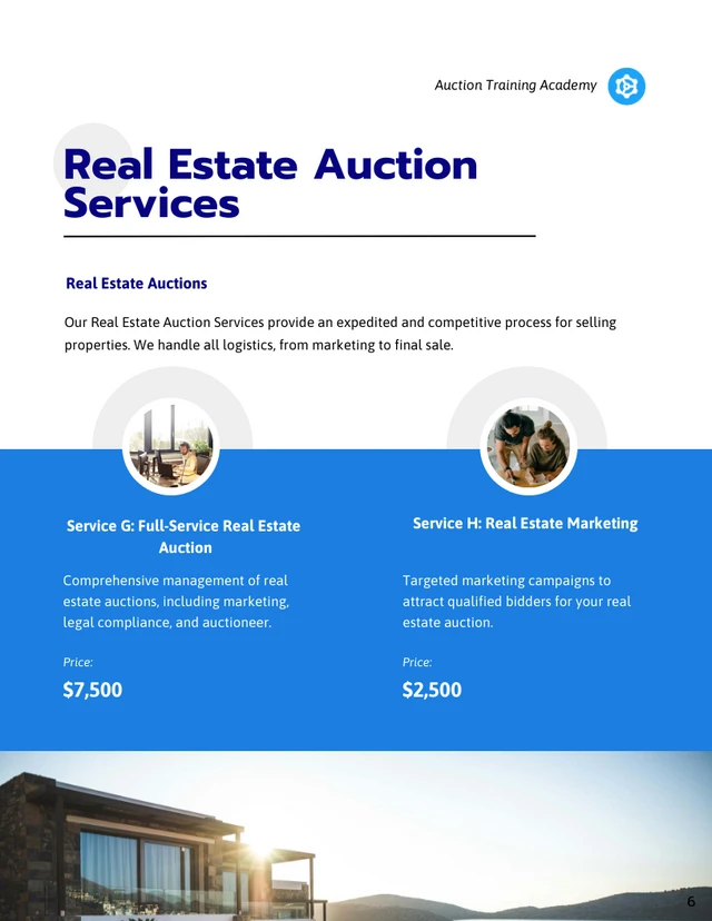 Auction Catalog Template - page 6