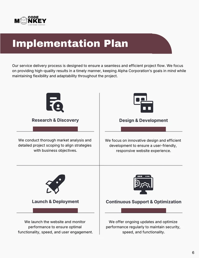 Web Development Services Proposal - صفحة 6