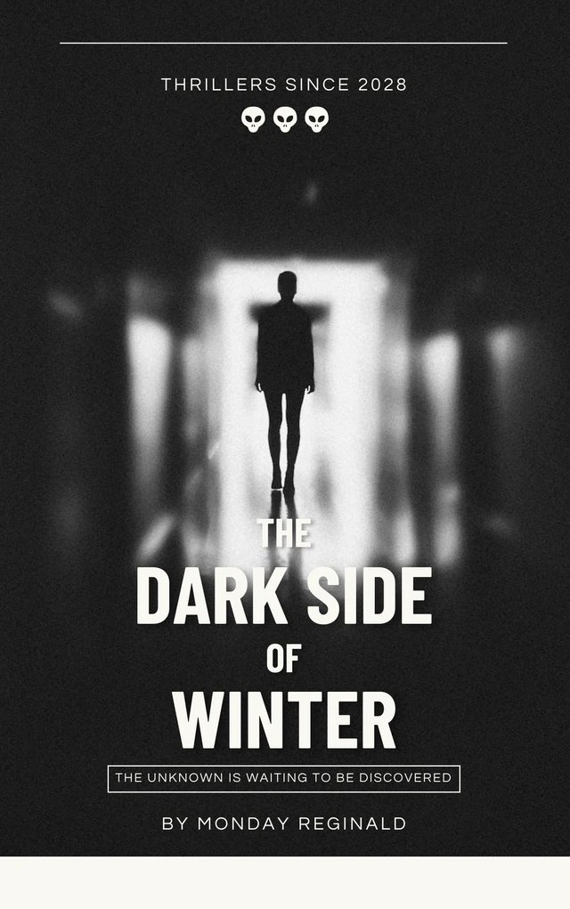 Black Simple Mysterious Thriller Book Cover Template