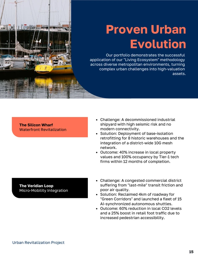 Urban Revitalization Project Proposal Template - Pagina 15