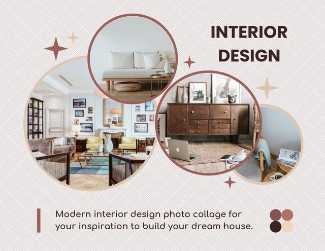Cream And Brown Simple Interior Design Template