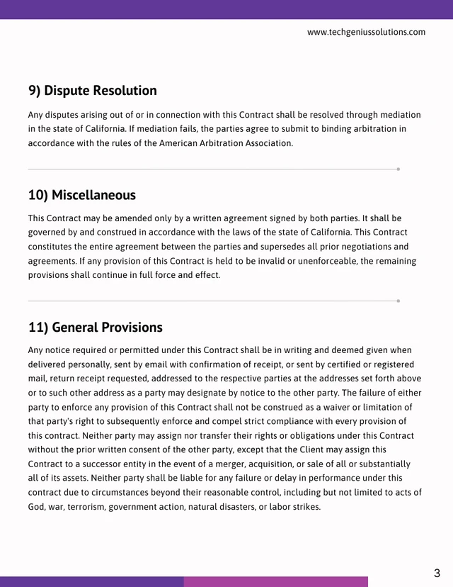 Product Design Contract Template - page 3