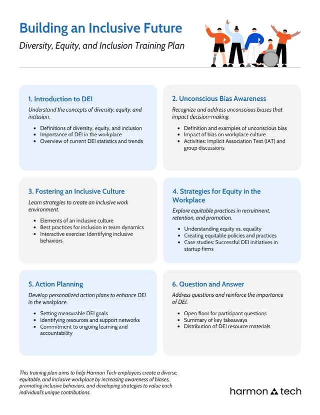 Diversity, Equity and Inclusion Training Template