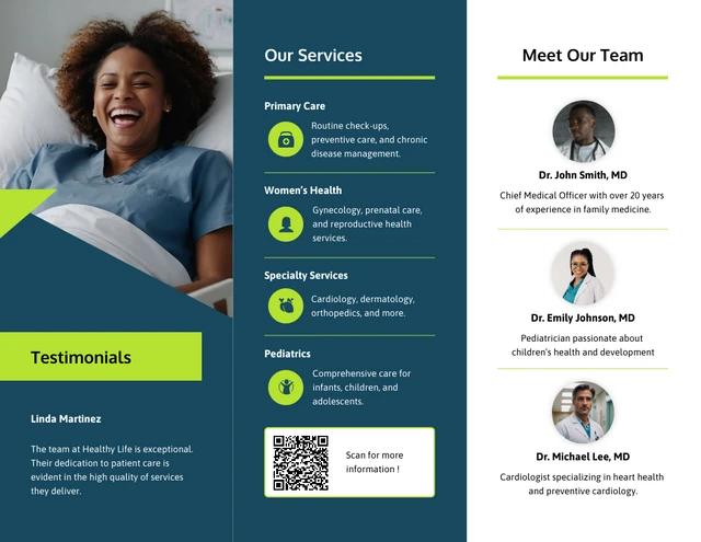 Health Care Brochure Template - صفحة 2