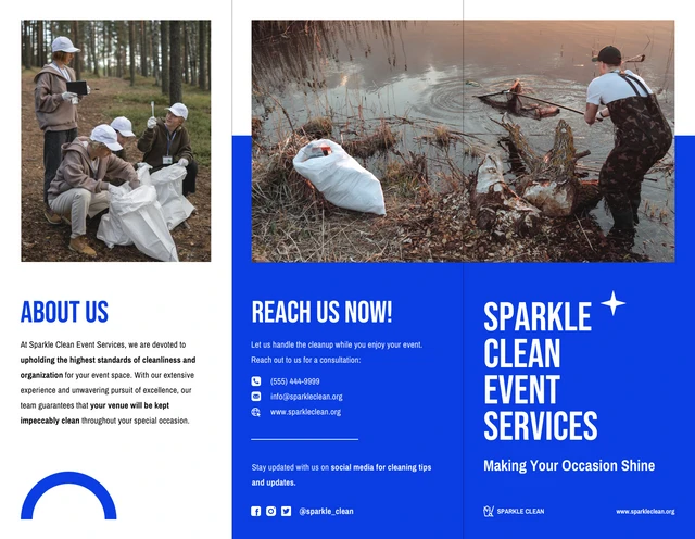 Special Event Cleanup Services Brochure - Page 1